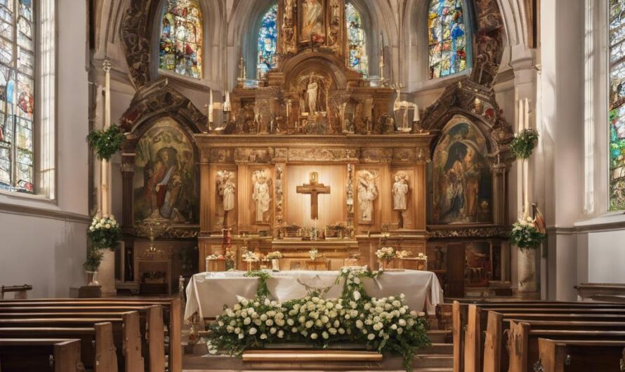Co znajduje się na ołtarzu w kościele katolickim?