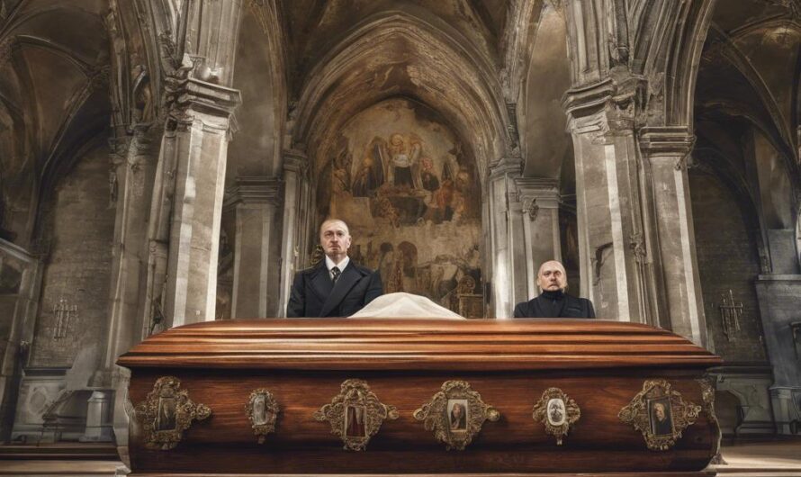 Kto siedzi za trumną w kościele? Polskie zwyczaje