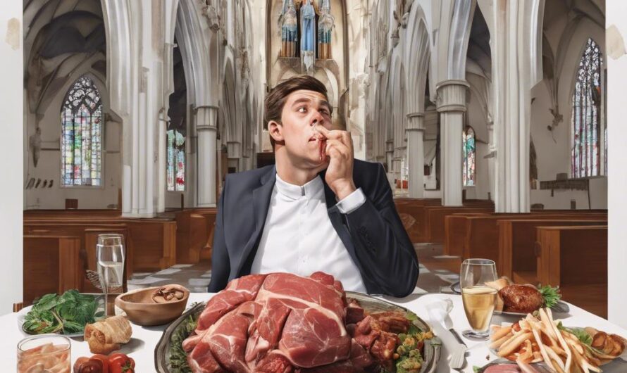 Czy po zjedzeniu mięsa w piątek można iść do komunii?